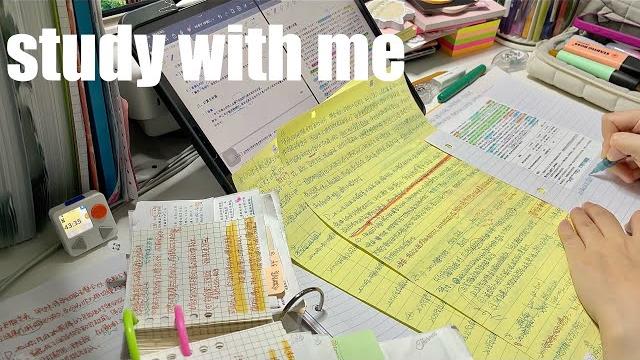 Study with me 2hrs | background noise,no music,no break | asmr | real time|motivation Study with me 2hrs | background noise,no music,no break | asmr | real time|motivation