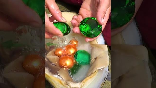 The pearls in the clam make me feel satisfied The pearls in the clam make me feel satisfied