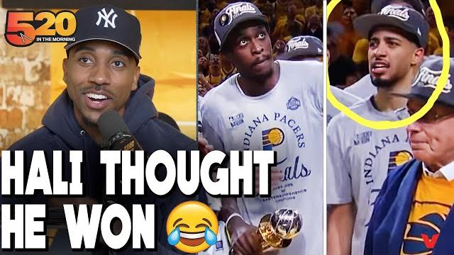 Jeff teague reacts to tyrese haliburton thinking he won mvp over pascal siakam vs. knicks | club 520 Jeff teague reacts to tyrese haliburton thinking he won mvp over pascal siakam vs. knicks | club 520