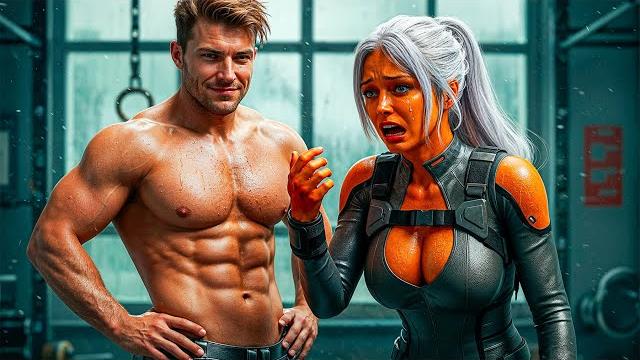 Alien girl laughed, sure he'd squeal—then broke her hand on his abs of steel | hfy | sci-fi story Alien girl laughed, sure he'd squeal—then broke her hand on his abs of steel | hfy | sci-fi story