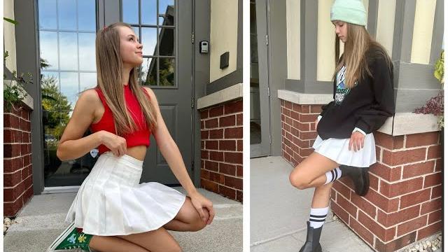 How i style a tennis skirt #shorts How i style a tennis skirt #shorts
