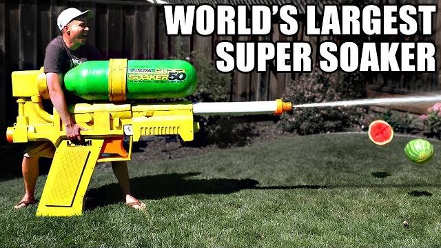 World's largest super soaker World's largest super soaker