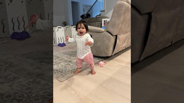 Ayraa’s first foot steps #shorts Ayraa’s first foot steps #shorts