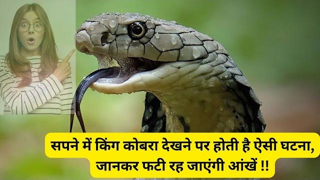 सपने में किंग कोबरा देखने पर होती है ऐसी घटना, जानकर फटी रह जाएंगी आंखें || king cobra in dream सपने में किंग कोबरा देखने पर होती है ऐसी घटना, जानकर फटी रह जाएंगी आंखें || king cobra in dream