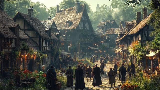 Beautiful medieval music and celtic fantasy music - medieval folk music, medieval village Beautiful medieval music and celtic fantasy music - medieval folk music, medieval village