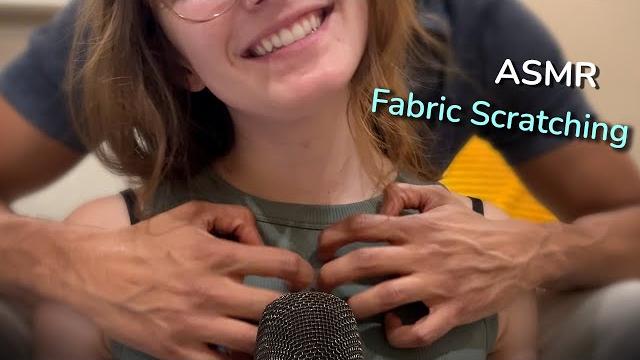 Asmr fabric scratching with @tingle_t_asmr Asmr fabric scratching with @tingle_t_asmr
