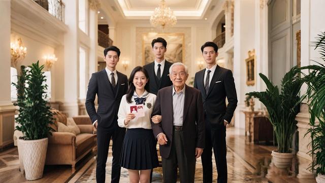 Cinderella rescued the fainting grandfather, and he introduced his three grandchildren to her! Cinderella rescued the fainting grandfather, and he introduced his three grandchildren to her!