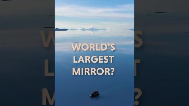 Why does this desert look like a mirror? Why does this desert look like a mirror?