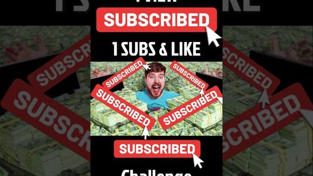 Mr beast 1 view = 1 subscribe & like Mr beast 1 view = 1 subscribe & like