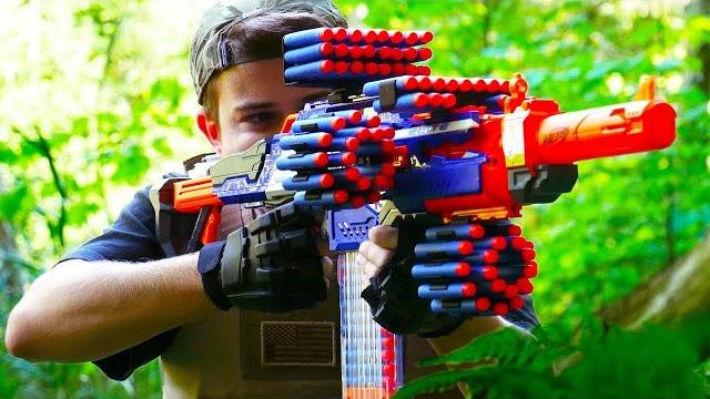 Nerf war: million subscribers battle 1 Nerf war: million subscribers battle 1
