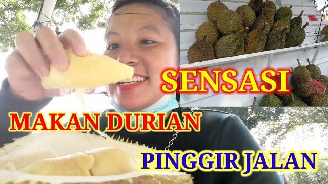 Sensasi makan durian pinggir jalan ||durian tembaga ||musangking malaysia ||ervinah hamzah vlog Sensasi makan durian pinggir jalan ||durian tembaga ||musangking malaysia ||ervinah hamzah vlog