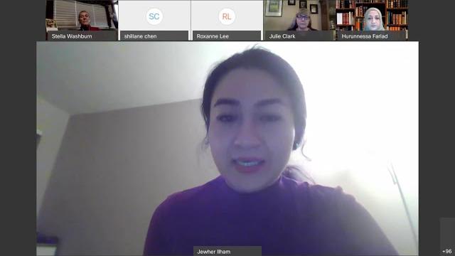 Virtual chai with uyghur women 2/19/21 Virtual chai with uyghur women 2/19/21