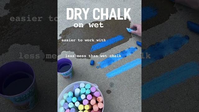 Wet vs. dry chalk -which is better? Wet vs. dry chalk -which is better?