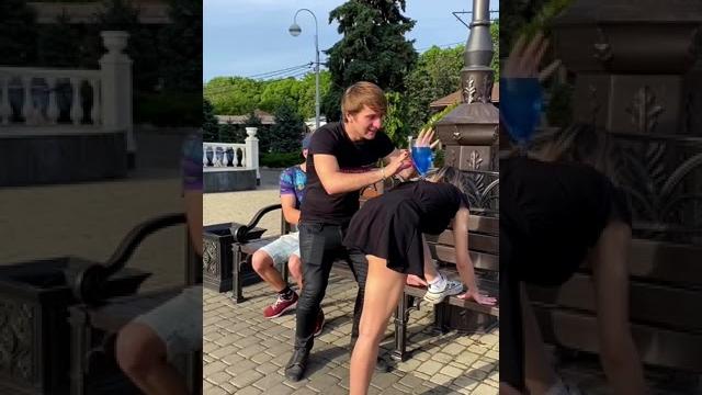 Crazy prank with girl ! #prank #shorts Crazy prank with girl ! #prank #shorts