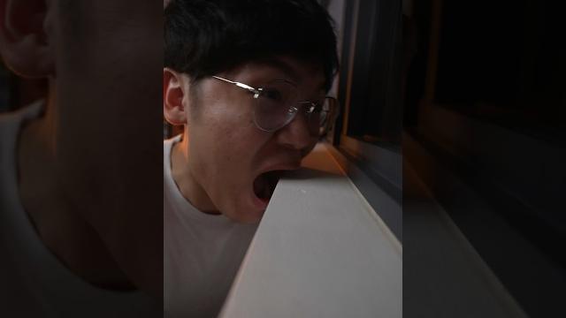 Biting the curb in 4k #asmr Biting the curb in 4k #asmr