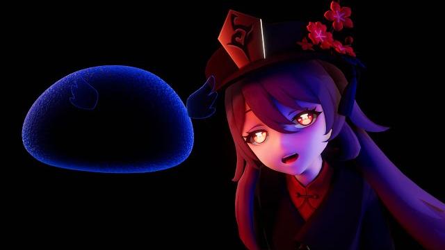 【mmd】hu tao x slime 【mmd】hu tao x slime