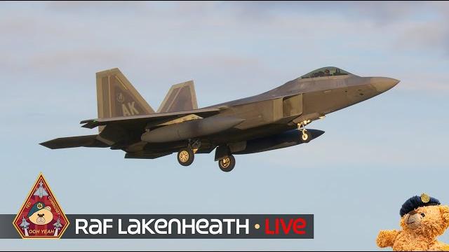 Live us air force fighter town f-22 arrivals • 48th fighter wing raf lakenheath 18.06.25 Live us air force fighter town f-22 arrivals • 48th fighter wing raf lakenheath 18.06.25