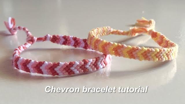 How to make chevron friendship bracelet || yarnivora How to make chevron friendship bracelet || yarnivora