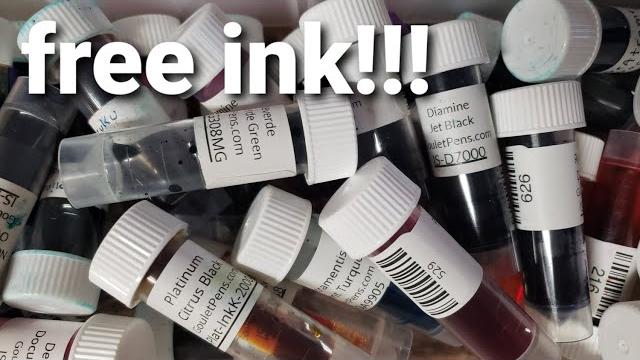 How to get free fountain pen ink samples! How to get free fountain pen ink samples!