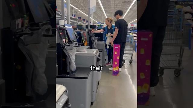 How to legally rob walmart (secret hack) #shorts How to legally rob walmart (secret hack) #shorts
