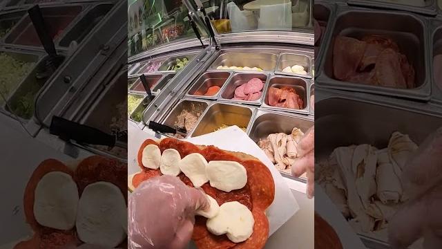 Subway pov: pizza sub fresh mozzarella Subway pov: pizza sub fresh mozzarella