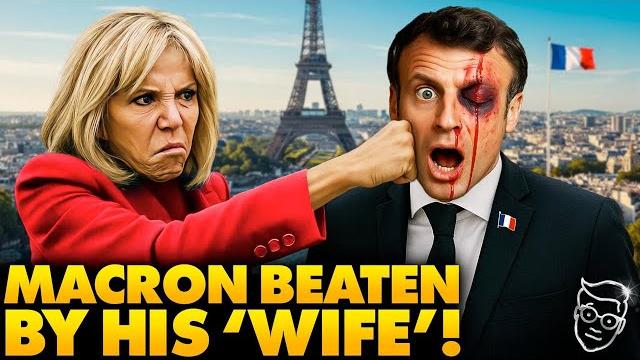 French president gets b*tch-slapped by wife brigitte macron on live-tv | global shock, humiliation French president gets b*tch-slapped by wife brigitte macron on live-tv | global shock, humiliation