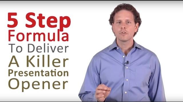 How to do a presentation - 5 steps to a killer opener How to do a presentation - 5 steps to a killer opener