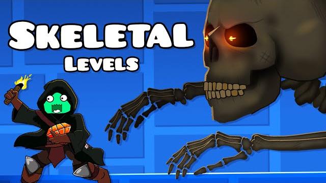 Skeletal shenanigans levels | geometry dash 2.2 Skeletal shenanigans levels | geometry dash 2.2