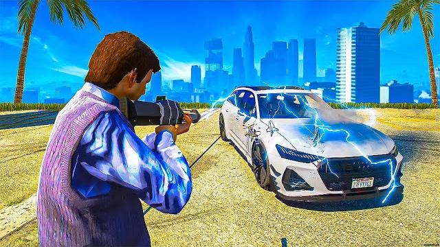 Npc trolls cops with harpoon gun in gta 5 rp Npc trolls cops with harpoon gun in gta 5 rp