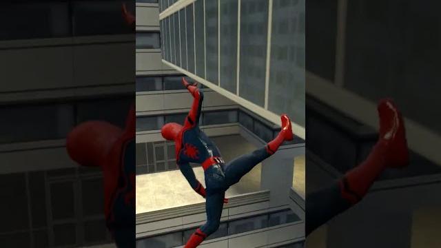 Spiderman ragdoll fall Spiderman ragdoll fall