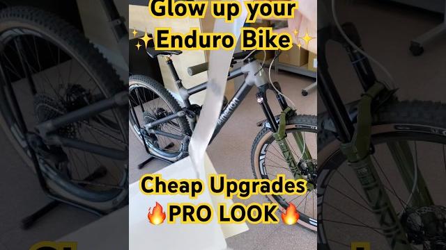 Cheap ways to glow up your bike #allmountainstyle #enduro Cheap ways to glow up your bike #allmountainstyle #enduro