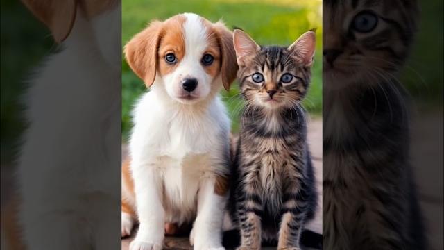 Cute cat and a puppy adorable video #puppy #dog #cutedog #cat #kitten #pets #youtubeshorts #shorts Cute cat and a puppy adorable video #puppy #dog #cutedog #cat #kitten #pets #youtubeshorts #shorts