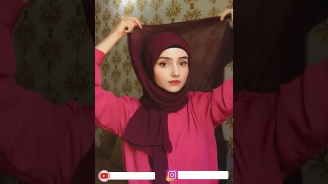 Elegant chiffon hijab scarf tutorial for college and university girls @thehijabcompany Elegant chiffon hijab scarf tutorial for college and university girls @thehijabcompany