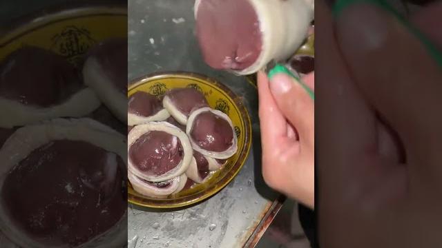 Blood sausage: a chinese delicacy with pig’s blood in casing, soft texture and rich savory taste. Blood sausage: a chinese delicacy with pig’s blood in casing, soft texture and rich savory taste.