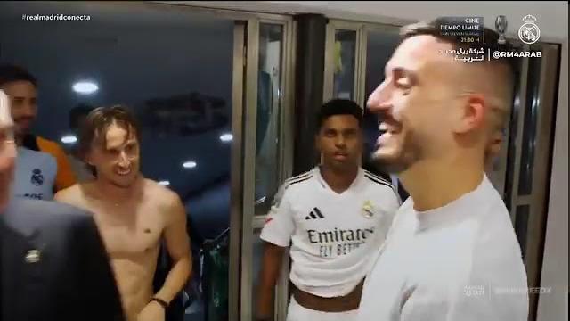 Real madrid reunited with joselu Real madrid reunited with joselu
