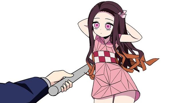 Nezuko zero two dodging meme Nezuko zero two dodging meme