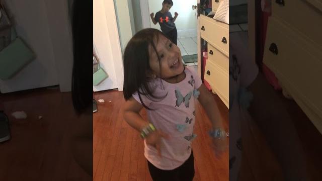 Little girl dancing Little girl dancing