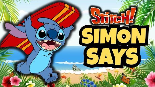 Stitch simon says | simon says game | brain break Stitch simon says | simon says game | brain break