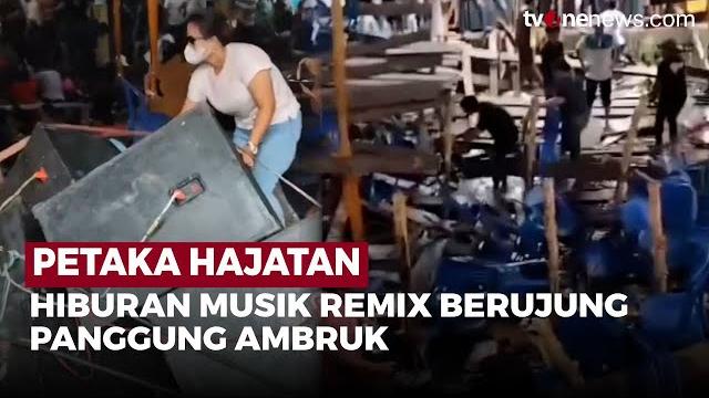 Detik-detik panggung roboh saat musik remix menggema, puluhan penonton jatuh | onenews update Detik-detik panggung roboh saat musik remix menggema, puluhan penonton jatuh | onenews update