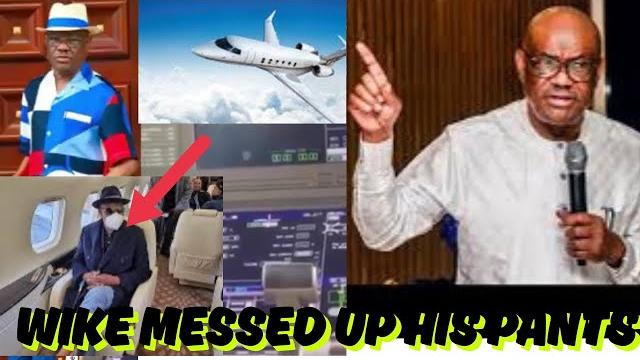 Wike finally reacts over his plane nearly crashed as nigerians are in shock to see & hear him crying Wike finally reacts over his plane nearly crashed as nigerians are in shock to see & hear him crying