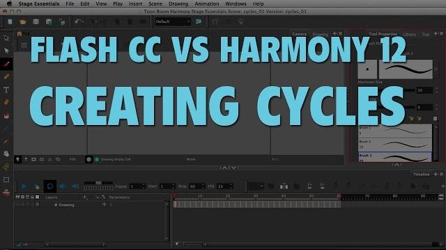 Flash vs toonboom harmony: creating cycles Flash vs toonboom harmony: creating cycles