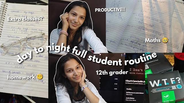 *real* after school routine tuition & self study? class 12 commerce productive study vlog *real* after school routine tuition & self study? class 12 commerce productive study vlog