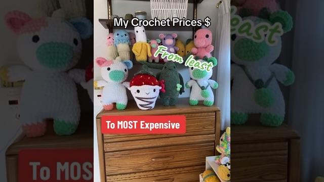 How i price my crochet plushies- how much they cost! #crochetlove #amigurumicrochet #amigurumi How i price my crochet plushies- how much they cost! #crochetlove #amigurumicrochet #amigurumi