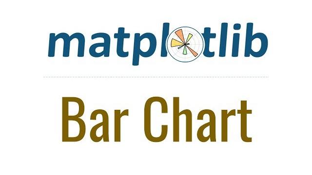 Matplotlib tutorial 4 - bar chart Matplotlib tutorial 4 - bar chart