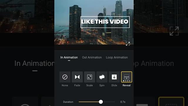 Quick text reveal in vn video editor Quick text reveal in vn video editor