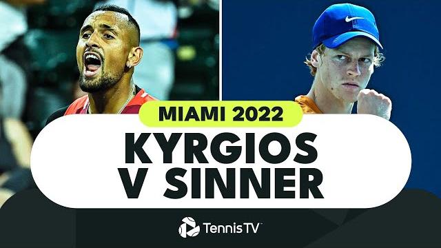 Nick kyrgios vs jannik sinner highlights | miami 2022 Nick kyrgios vs jannik sinner highlights | miami 2022