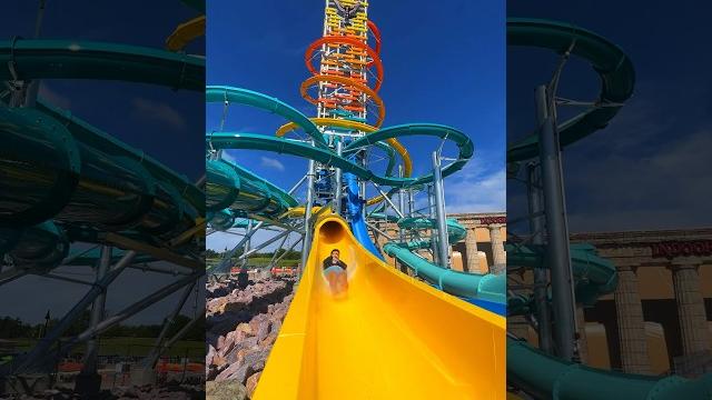 Tallest waterslide in america! @waterparkcapital #shorts Tallest waterslide in america! @waterparkcapital #shorts