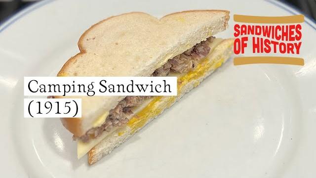 Camping sandwich (1915) on sandwiches of history Camping sandwich (1915) on sandwiches of history