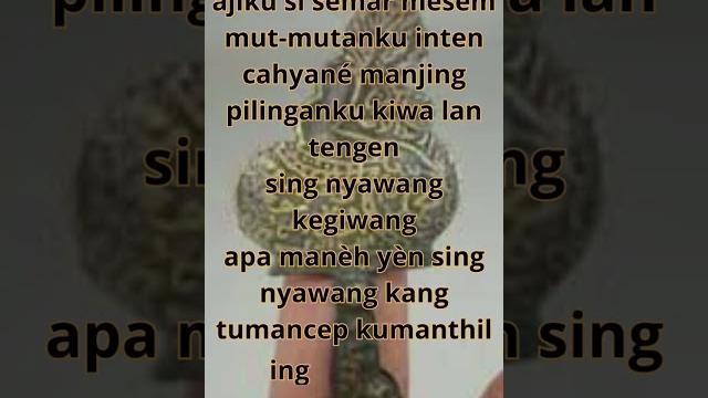 Mantra ajian semar mesem Mantra ajian semar mesem