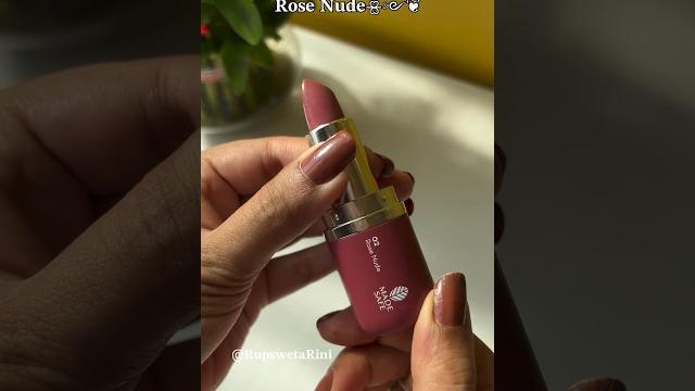 Mama earth creamy matte rose nude lipstick #mamaearth #lipstickswatch #shortvideo #youtubeshorts Mama earth creamy matte rose nude lipstick #mamaearth #lipstickswatch #shortvideo #youtubeshorts